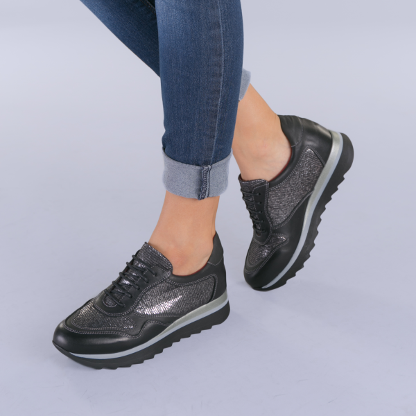 Δερμάτινα παπούτσια Size μαύρα - Kalapod.gr